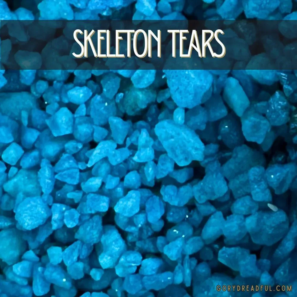 Skeleton Tears Sizzling Room Salt Crystal Potpourri: Pumpkin Pear Cassia Bourbon